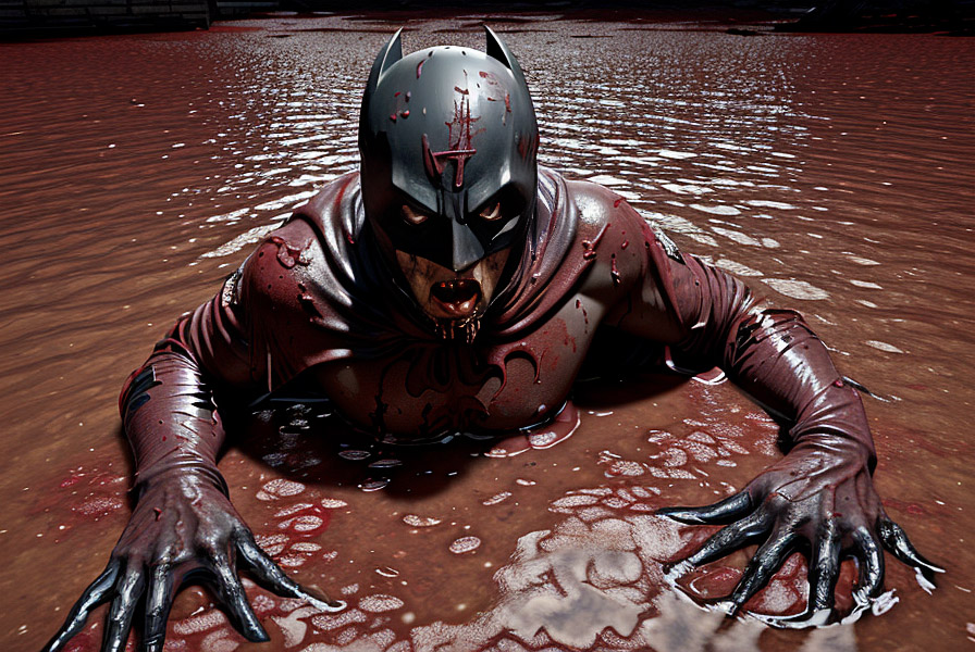 ☠🦇Crimson Cowl: The Vampire Within Batman’s&nbsp;Veins🦇